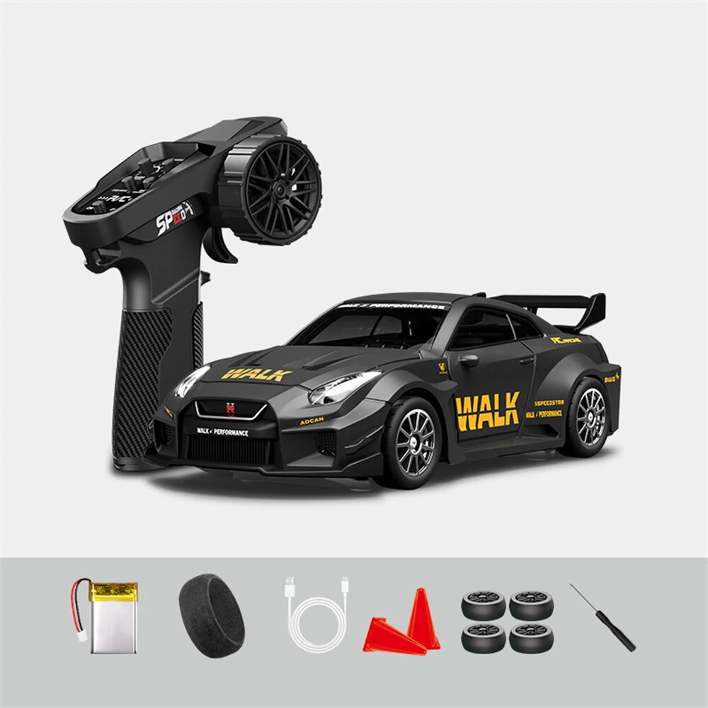 Hstar D43-02 1/43 Scale 4WD Brushed Mini Drift RC Car Ready-to-Run with Gyro and LED Lights