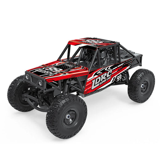 LDRC 18499 1/18 4WD Ready to Run Rock Crawler with Pipe Rack and LED Lights