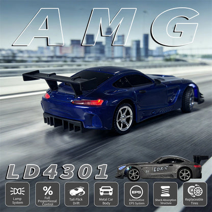 LDRC 4301 1/43 4WD RTR AMG GTR Drift RC Car with Gyro