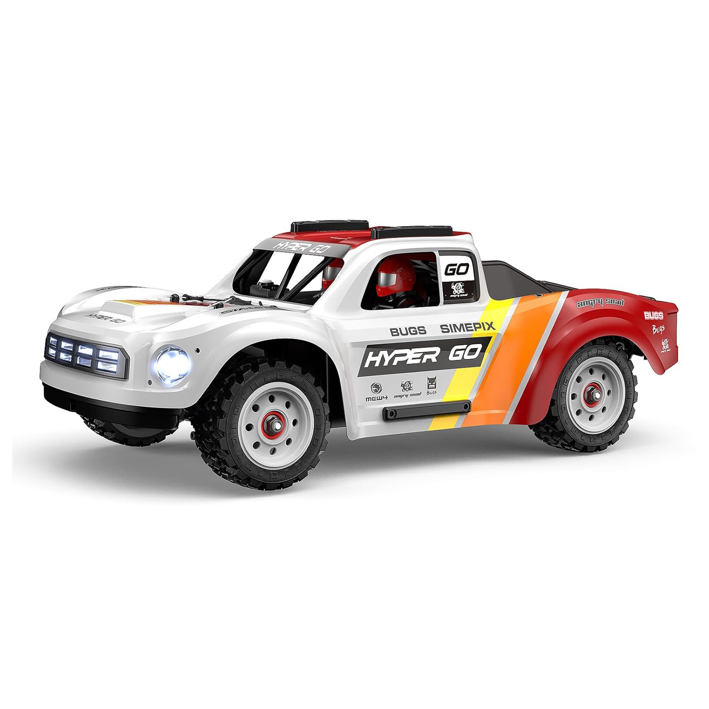 MJX Hyper GO 14211 1/14 Brushless 4WD Short Course Truck – Ready-to-Run, Gyro-Stabilized