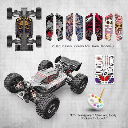Jetwood 1/16 4WD Brushless Off-Road RC Buggy – Max 42 mph, Twinshell RTR