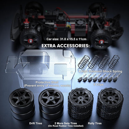 MJX Hyper Go 14301 1/14 4WD Brushless On-Road RC Drift Car – High-Speed All-Road Performance