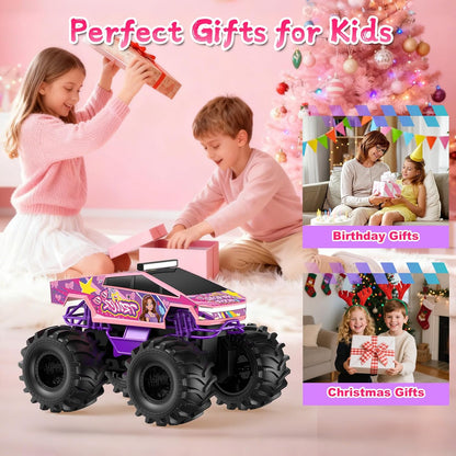 Dafotil 1/18 4WD Ready-to-Run Amphibious RC Monster Truck for Girls