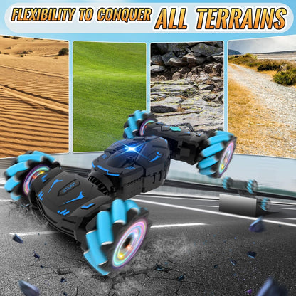 Pristar JC06 1/18 Scale 4WD Brushed Stunt RC Car - Gesture Control Double-Sided Ready-to-Run