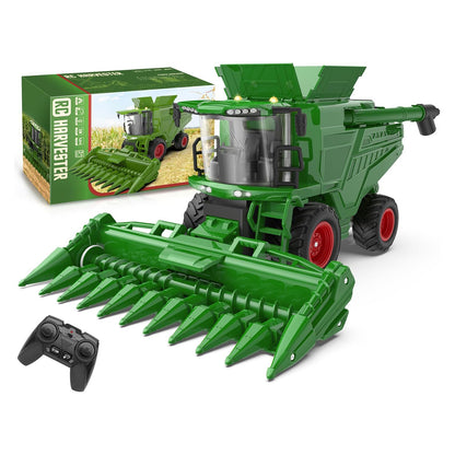 2.4GHz RC Combine Harvester 1/24 Scale 4WD Farm Vehicle Ready-to-Run with Lights and Sounds