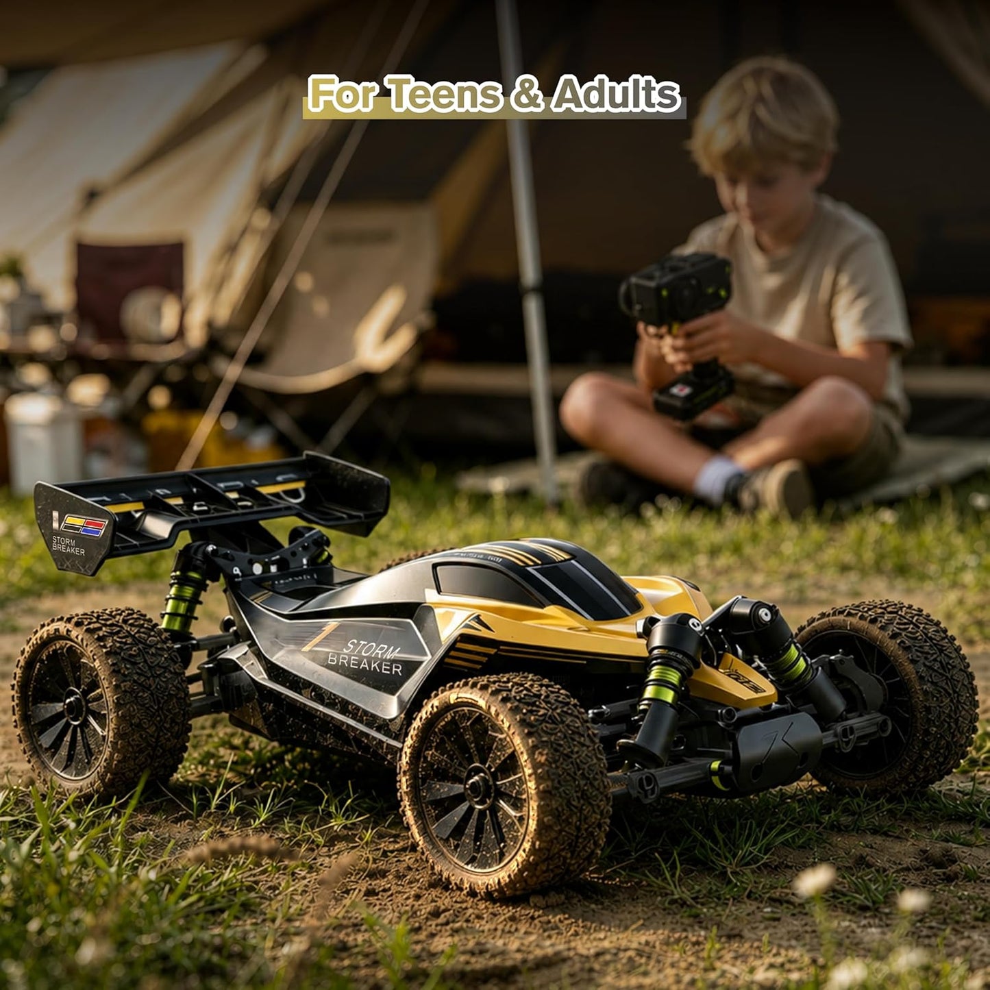 RLAARLO 1/10 4WD Brushless RC Buggy RTR – 50+ MPH