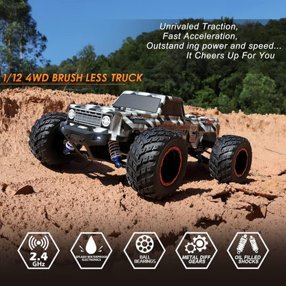 HAIBOXING 903A 1/18 4WD Brushless RTR Fast Off-Road RC Monster Truck