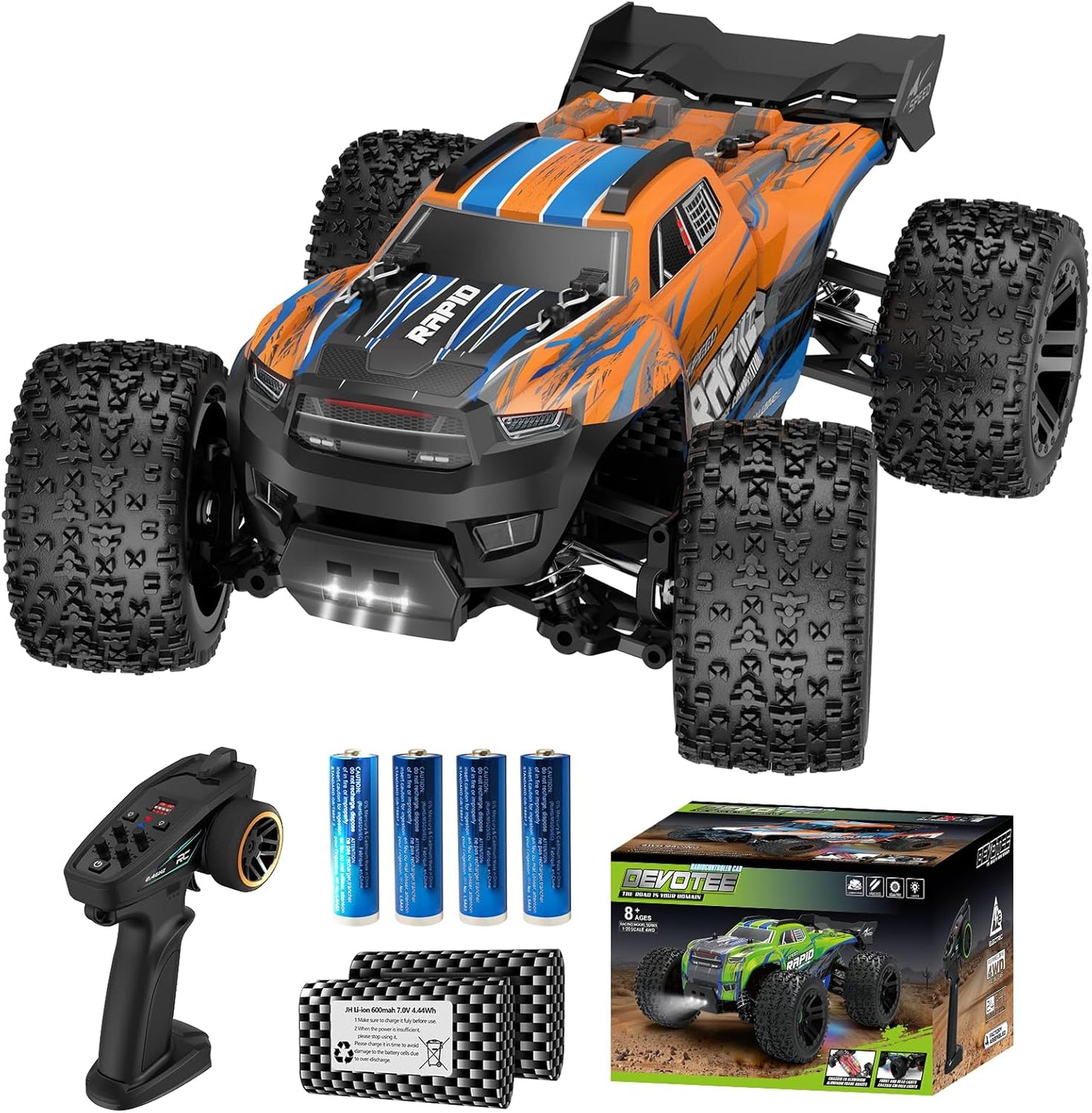 Nikuku 1/20 Scale 4WD All-Terrain Waterproof RC Truck – High-Speed Ready-to-Run
