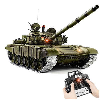 Supdex 1/16 Soviet T-72 Ready-to-Run RC Battle Tank with Metal Upgrades