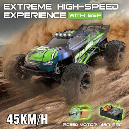 Womaqu 1:10 Scale 4WD High-Speed RC Monster Truck – 18-Inch