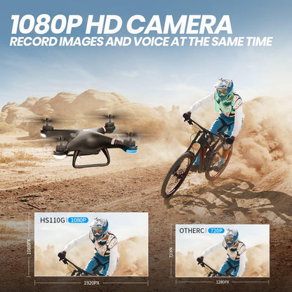 Holy Stone HS110G – Beginner-Friendly Foldable Camera Drone (1080p / FHD)