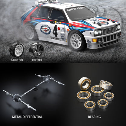 MJX Hyper Go 14301 1/14 Brushless All-Road RC Car, Lancia Delta Integrale-Inspired