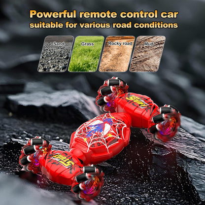 Nikuku 1/16 360-Degree Rotating RC Car with Remote Control for Kids