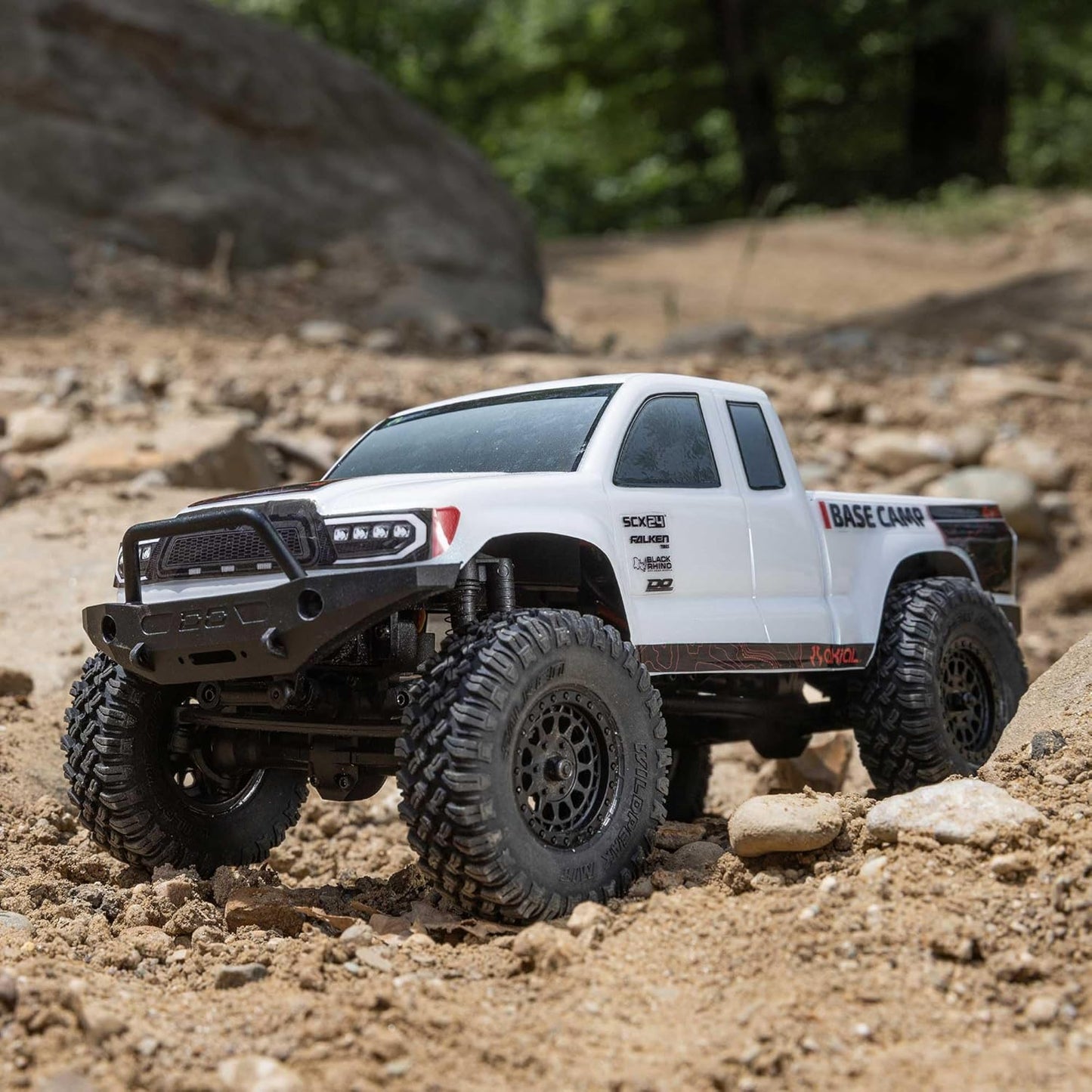 Axial SCX24 Base Camp 1/24 4WD Ready-to-Run Micro Rock Crawler with LED Lights