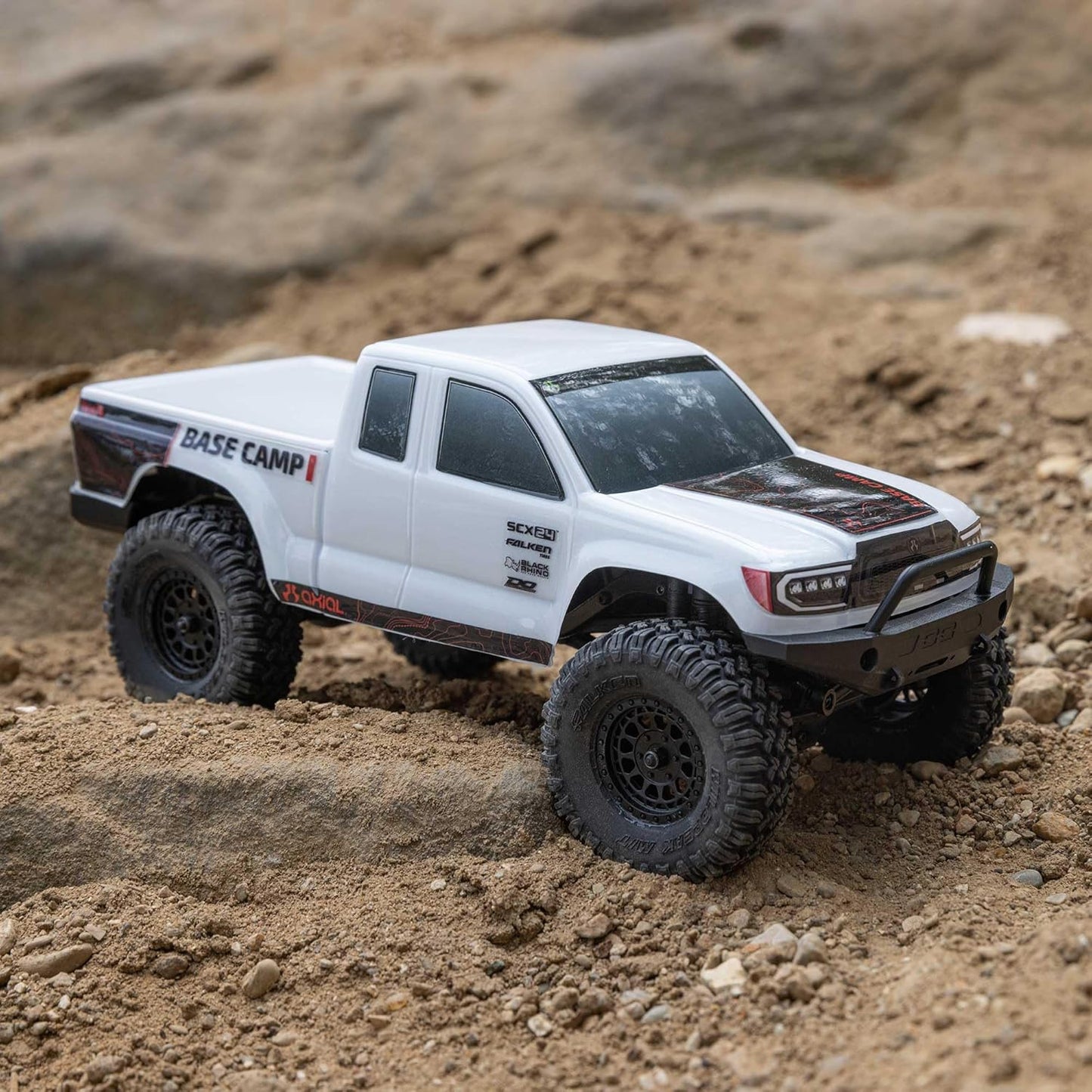 Axial SCX24 Base Camp 1/24 4WD Ready-to-Run Micro Rock Crawler with LED Lights