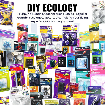 HISINGY Firefly FPV Drone Kit RTF with FPV Goggles and Controller