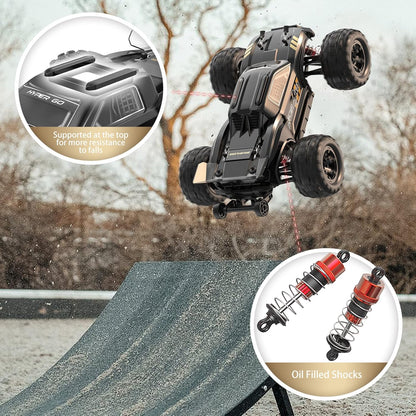 HYPER GO H16BM 1/16 Brushless Off-Road RC Truck – 4WD High-Speed Remote Control Car