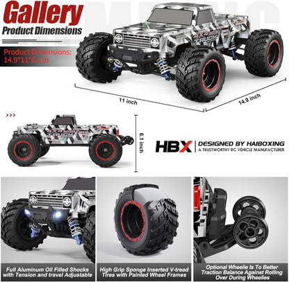 HAIBOXING 903A 1/18 4WD Brushless RTR Fast Off-Road RC Monster Truck