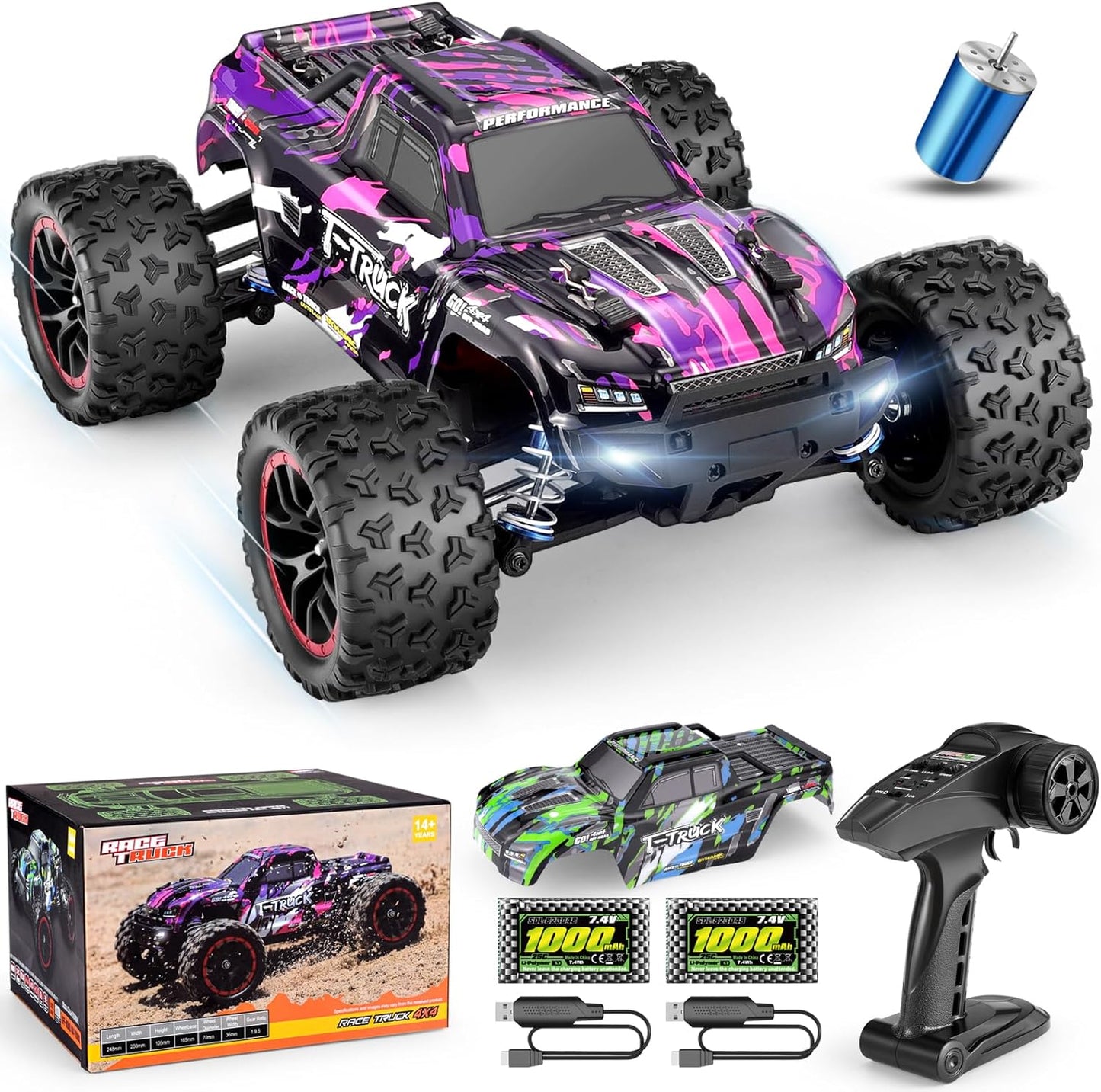 HAIBOXING 18859A 1/18 4WD Ready-to-Run Brushless RC Monster Truck