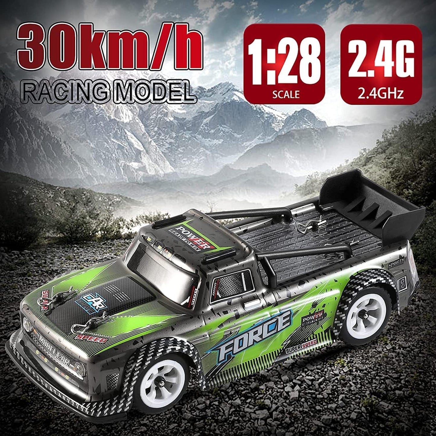 WLtoys 284131 1/28 4WD RTR Micro RC Drift Car with LED Lights