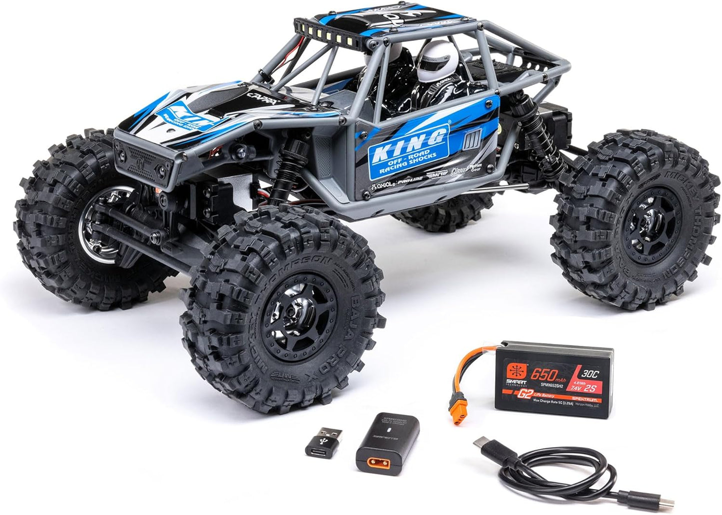 Axial 1/18 UTB18 Capra 4WS Unlimited Trail Buggy – Fully Equipped RTR