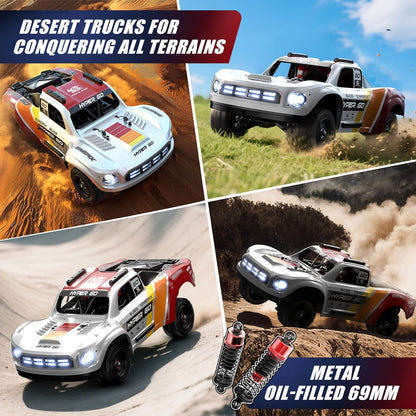 MJX Hyper GO 14211 1/14 Brushless 4WD Short Course Truck – Ready-to-Run, Gyro-Stabilized