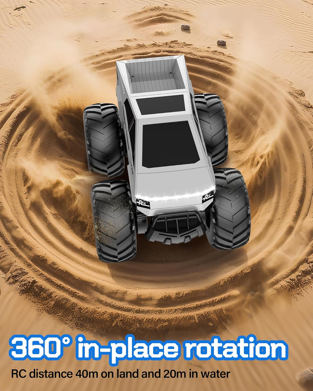 1/16 Scale 4WD Waterproof Off-Road Pick-Up Truck – Amphibious Ready-to-Run