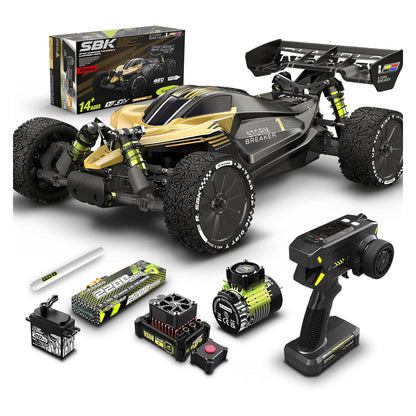 RIAARIO 1/10 Scale 4WD Brushless RC High-Speed Monster Truck Ready-to-Run Waterproof All-Terrain
