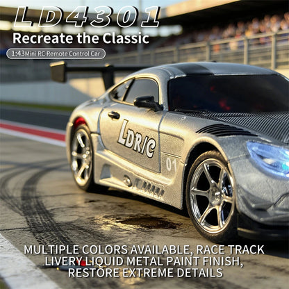 LDRC 4301 1/43 4WD RTR AMG GTR Drift RC Car with Gyro
