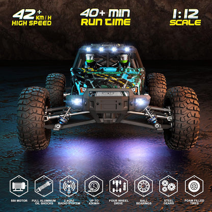 HAIBOXING 2995 1:12 Scale 4WD Off-Road RC Buggy – High-Speed Remote Control Truck