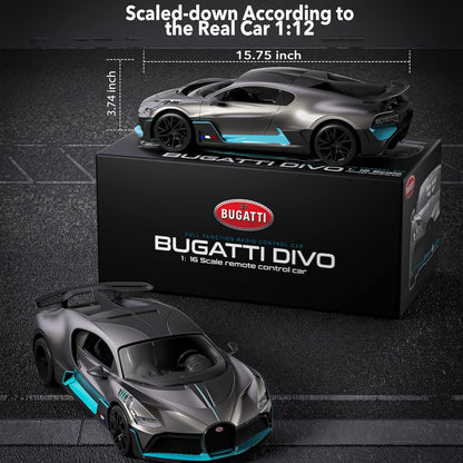 MIEBELY 1/12 Bugatti Divo 2WD RC Car with Lights