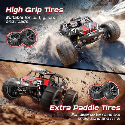 1/14 Scale 4WD Brushless RC Car – Full Roll-Cage Frame, 50 km/h Top Speed