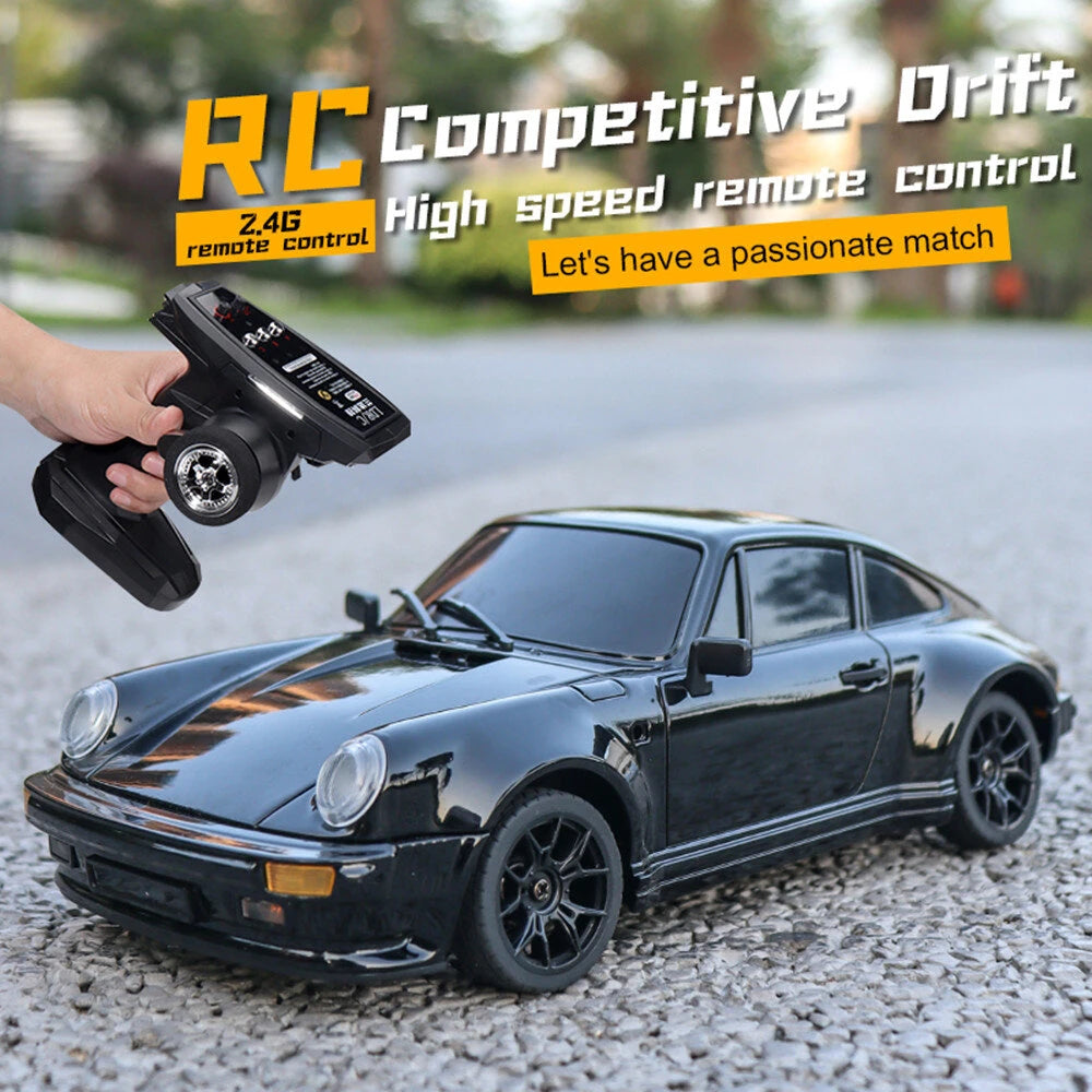 LDRC A98 Ready-to-Run 1/18 2.4G RWD Drift RC Car Porsche 911 with LED Lights