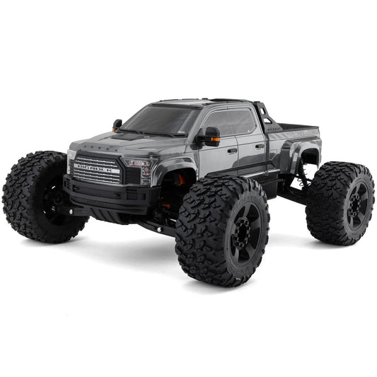 Arrma Big Rock 6S BLX 1/7 RTR 4WD Brushless RC Monster Truck with oversized tires on a white background