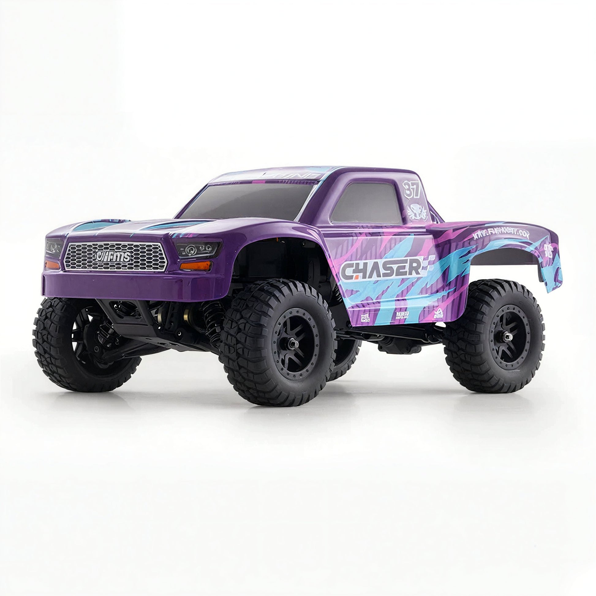 FMS FSC24 Chaser 1/24 4WD Ready-to-Run Mini Short-Course Truck front three-quarter view