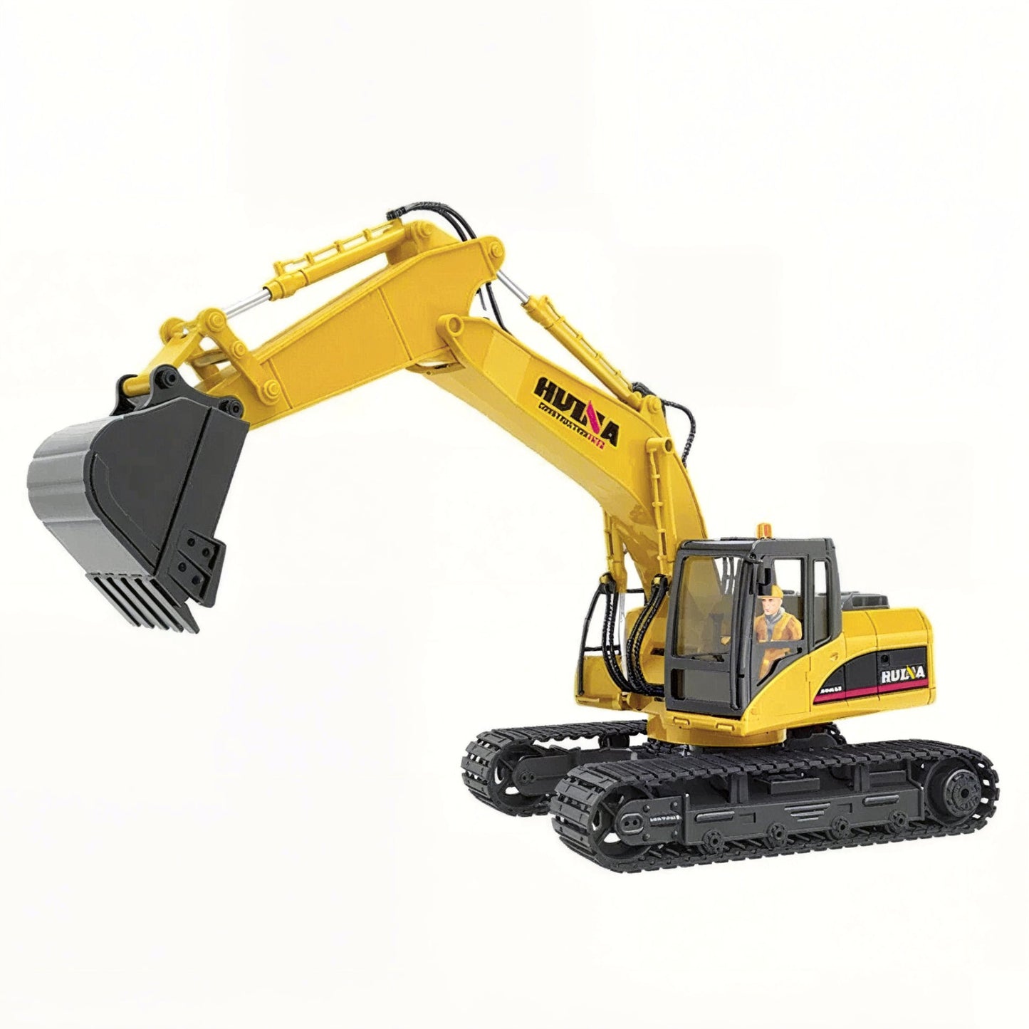 Huina 1535 1/14 Scale 15-Channel RC Excavator – Alloy Bucket, 2.4 GHz RTR Construction Vehicle