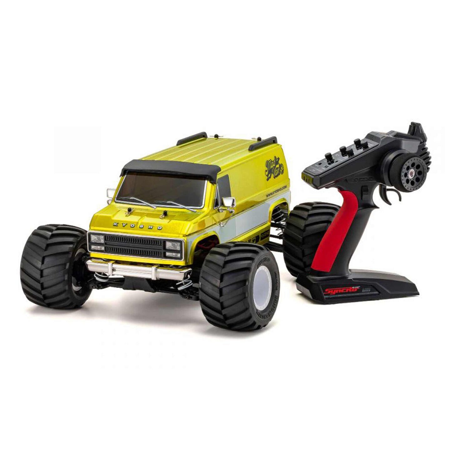 Kyosho 1/10 Mad Van Fazer Mk2 4WD Brushless RC Monster Truck – Gold