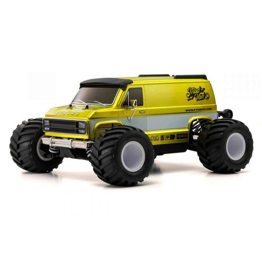 Kyosho 1/10 Mad Van Fazer Mk2 4WD Brushless RC Monster Truck – Gold