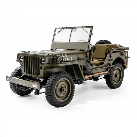 RocHobby 1/6 Scale 1941 MB Scaler – Military-Style Rock Crawler / Scale Truck