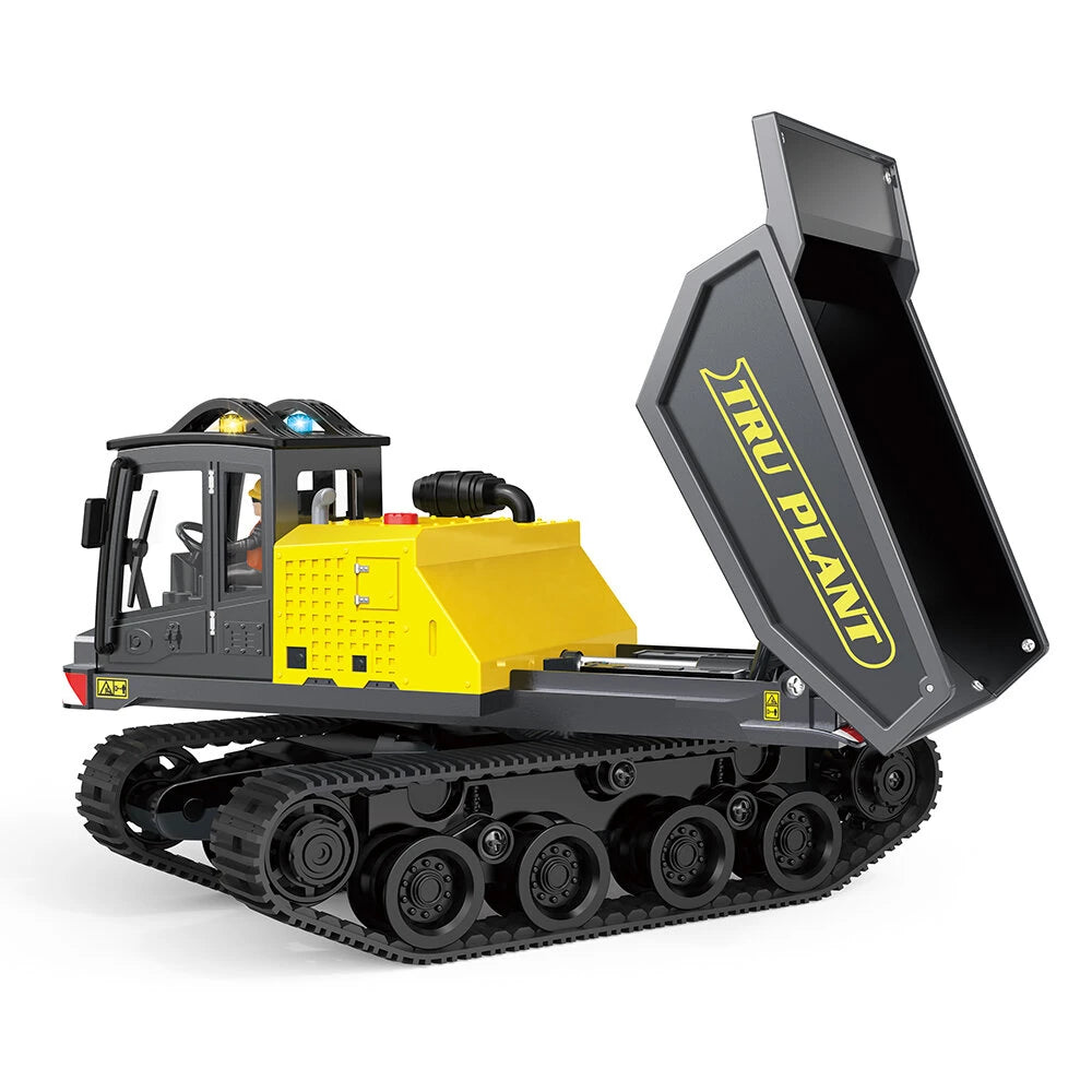 YIGONG T14R Panther 1/50 Scale 4WD Brushed RC Crawler Dump Truck Ready-to-Run with LED Lights