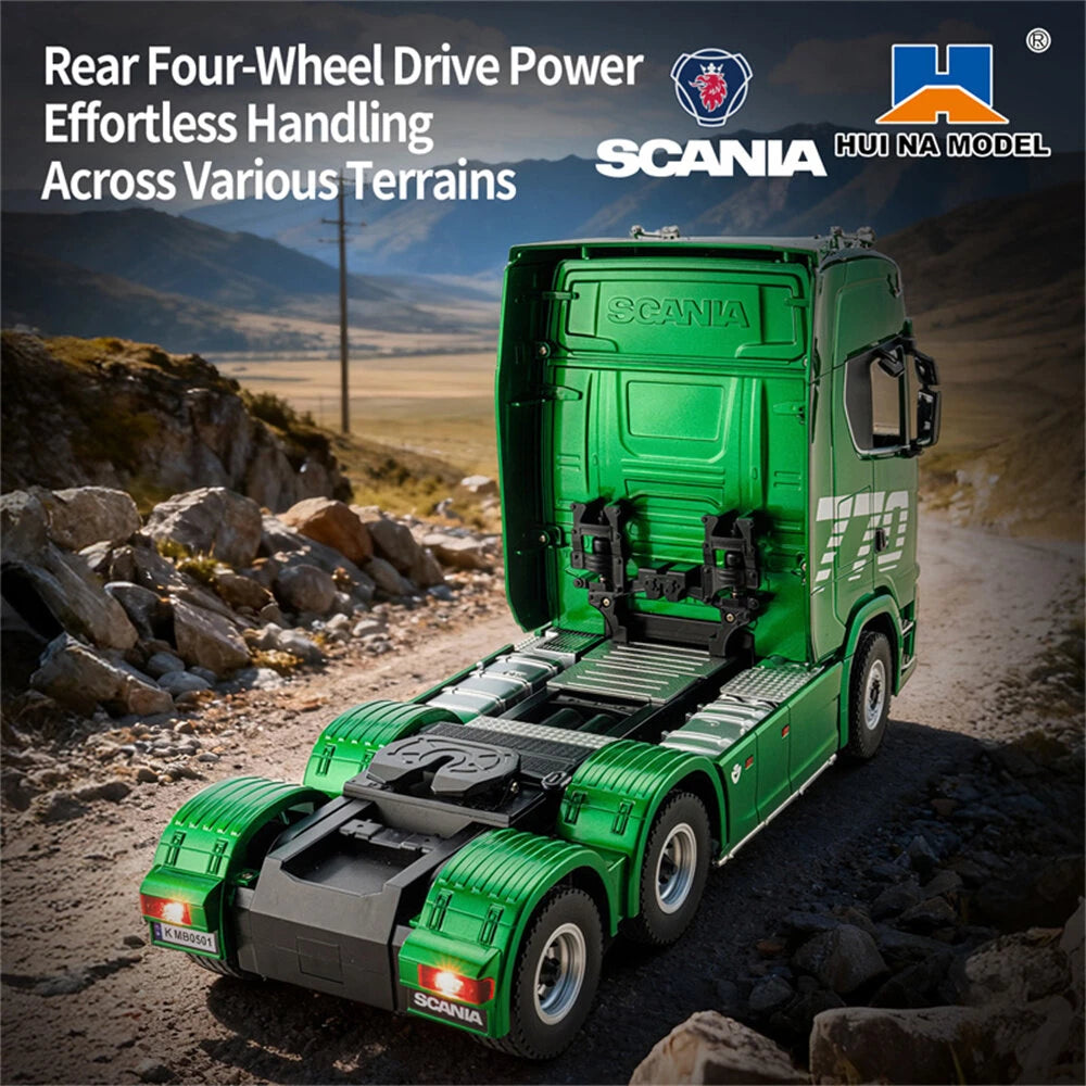 Huina Toys 1501 PRO / 1502 1/18 RTR Licensed Scania 770S Tractor Semi Truck Trailer