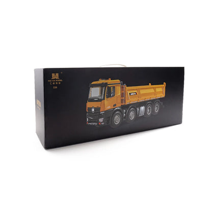 HUINA 1536 1/14 Scale 8WD Brushed RC Dump Truck Construction Vehicle Ready-to-Run with Lights & Sound