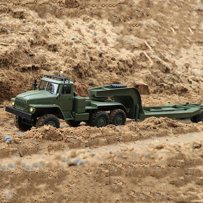 WPL B36-3 Ural 1/16 Scale 6WD Military Truck with Trailer – Ready-to-Run Rock Crawler