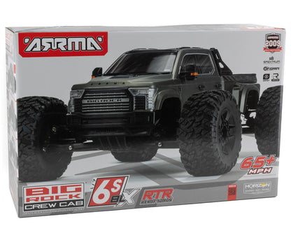Arrma Big Rock 6S BLX 1/7 RTR 4WD Brushless RC Monster Truck – Gunmetal
