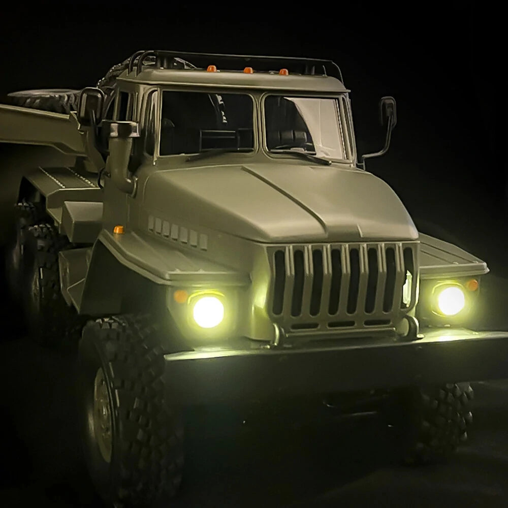 WPL B36-3 Ural 1/16 Scale 6WD Military Truck with Trailer – Ready-to-Run Rock Crawler
