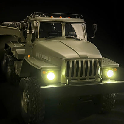 WPL B36-3 Ural 1/16 Scale 6WD Military Truck with Trailer – Ready-to-Run Rock Crawler