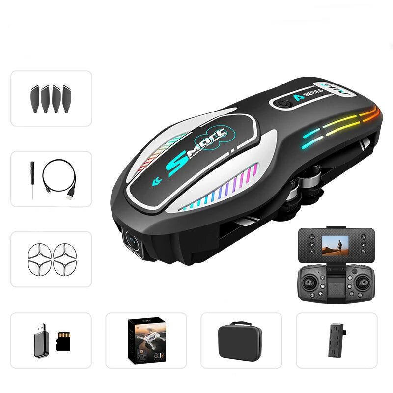 YCRC A118 WiFi FPV Pocket RC Drone Quadcopter with Adjustable Camera and Obstacle Avoidance