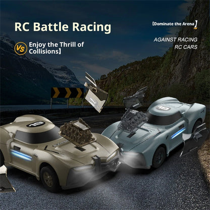 Crazon PZ24241A 1/24 Scale 2WD Brushed RC Battle Cars Set - Crash Racing Dual Pack Ready-to-Run with LED Lights