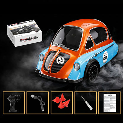 FQD77 1/43 Scale 2.4G Tricycle Drift Vintage RC Car Ready-to-Run