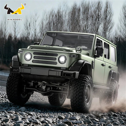 MNRC MN212 T01 BAIC Official Licensed 1/12 Scale 4WD Brushed RC Rock Crawler Ready-to-Run with LED Lights